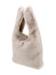 STAND STUDIO Fur Top Handle Bag