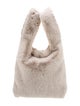 STAND STUDIO Fur Top Handle Bag