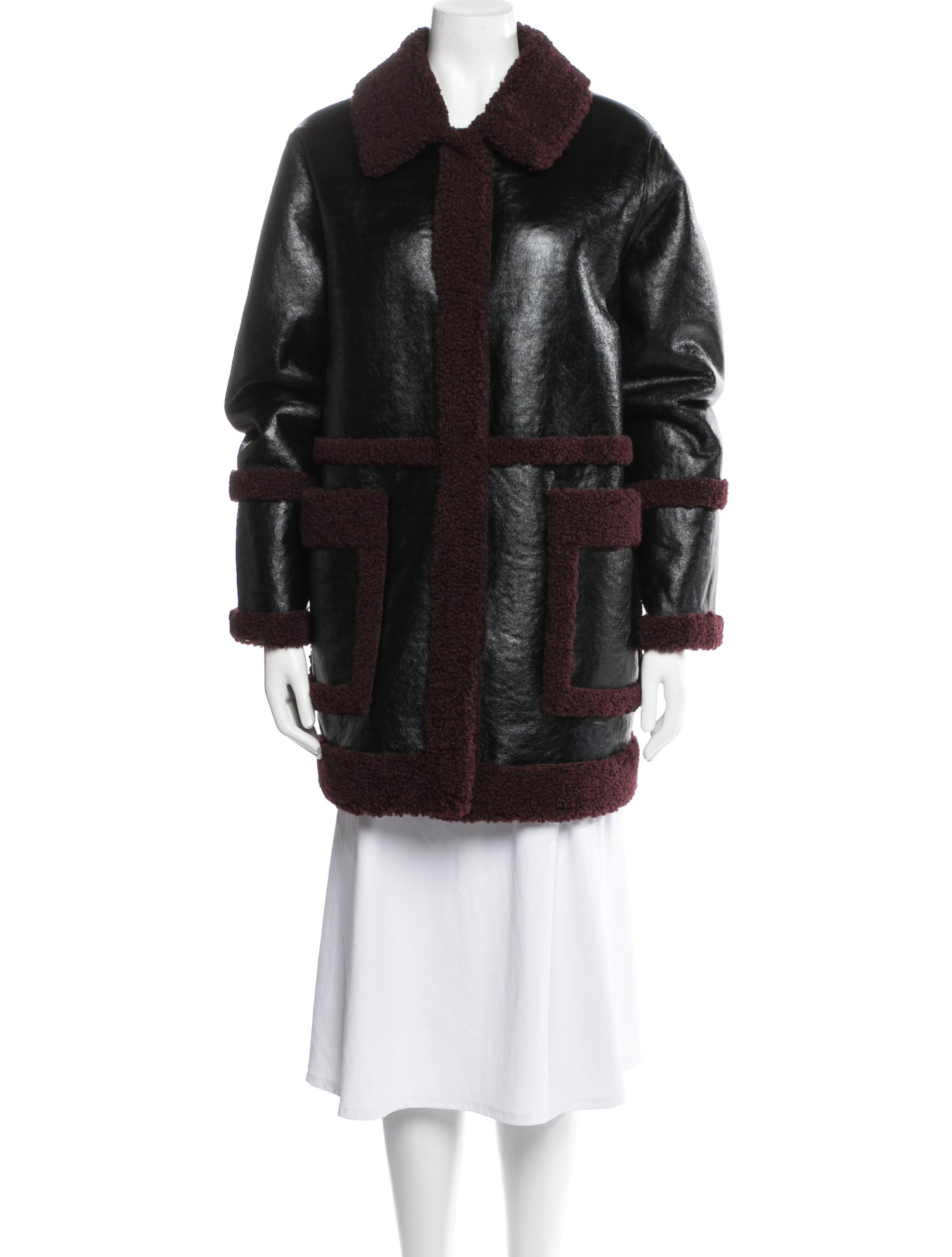 STAND STUDIO Faux Fur Coat w/ Tags