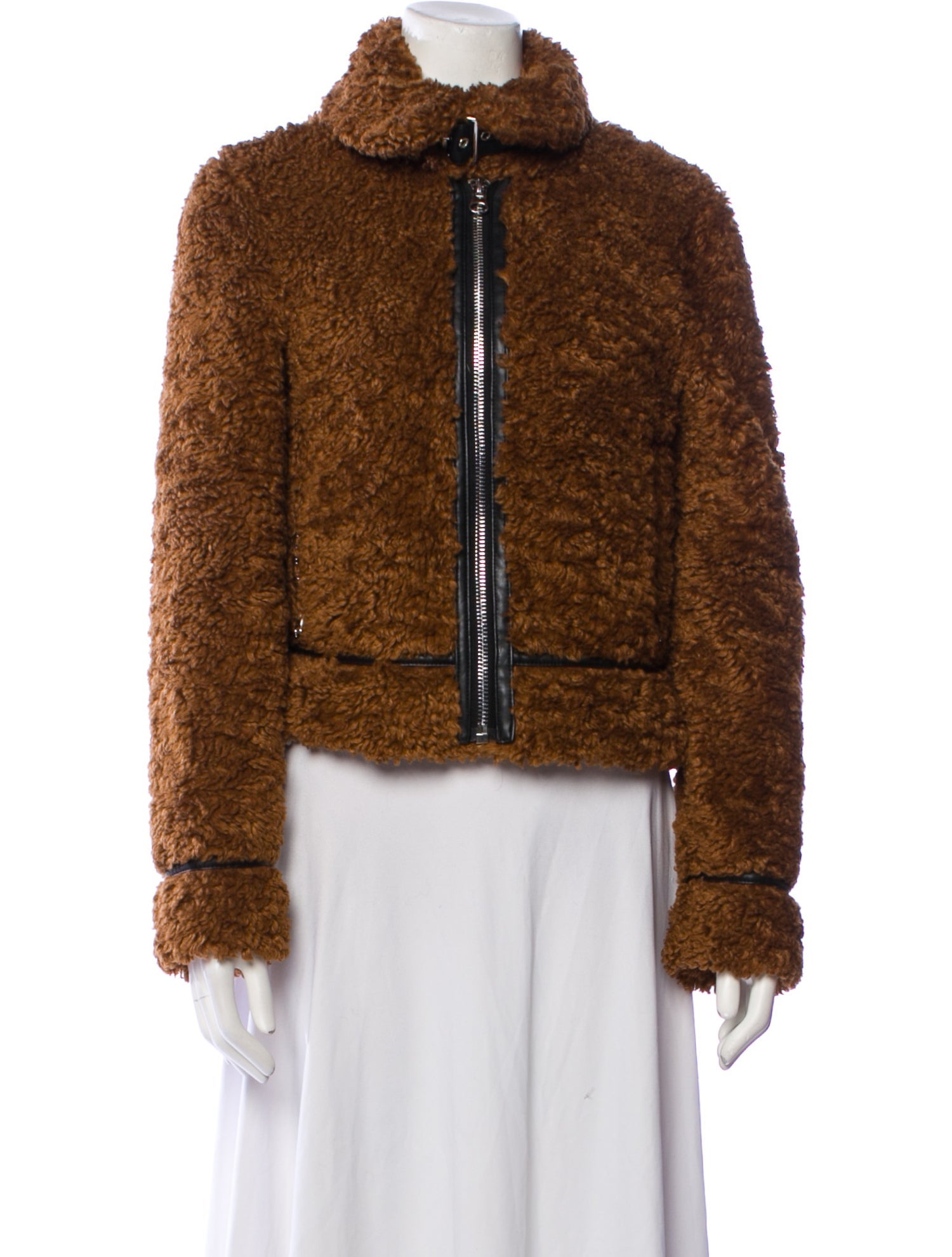 STAND STUDIO Faux Fur Jacket