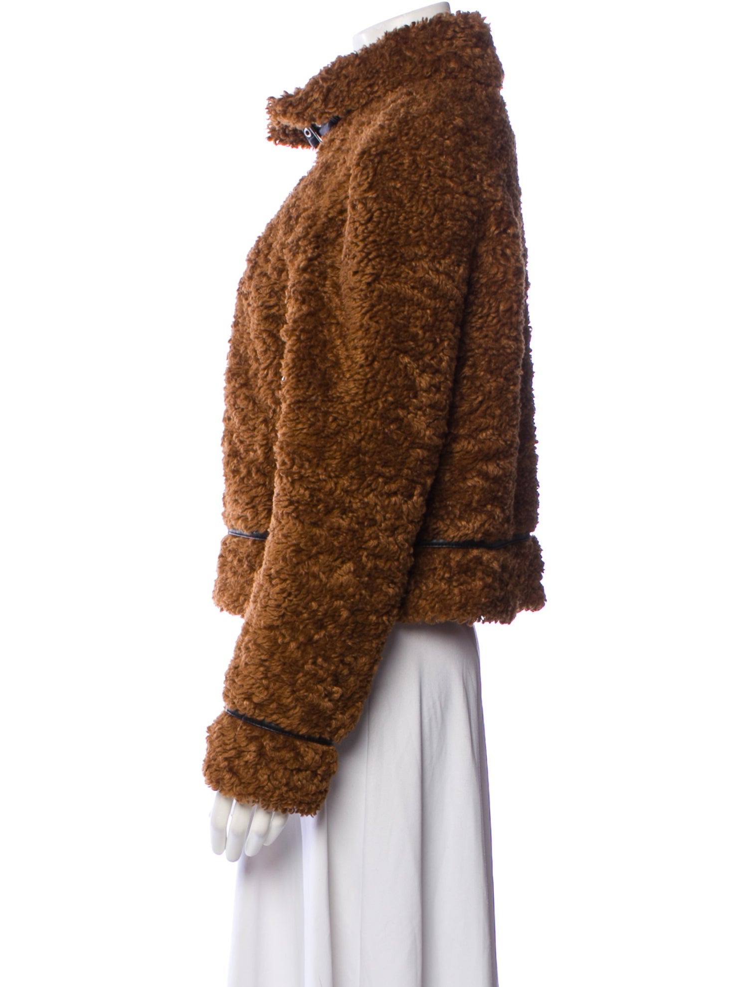 STAND STUDIO Faux Fur Jacket
