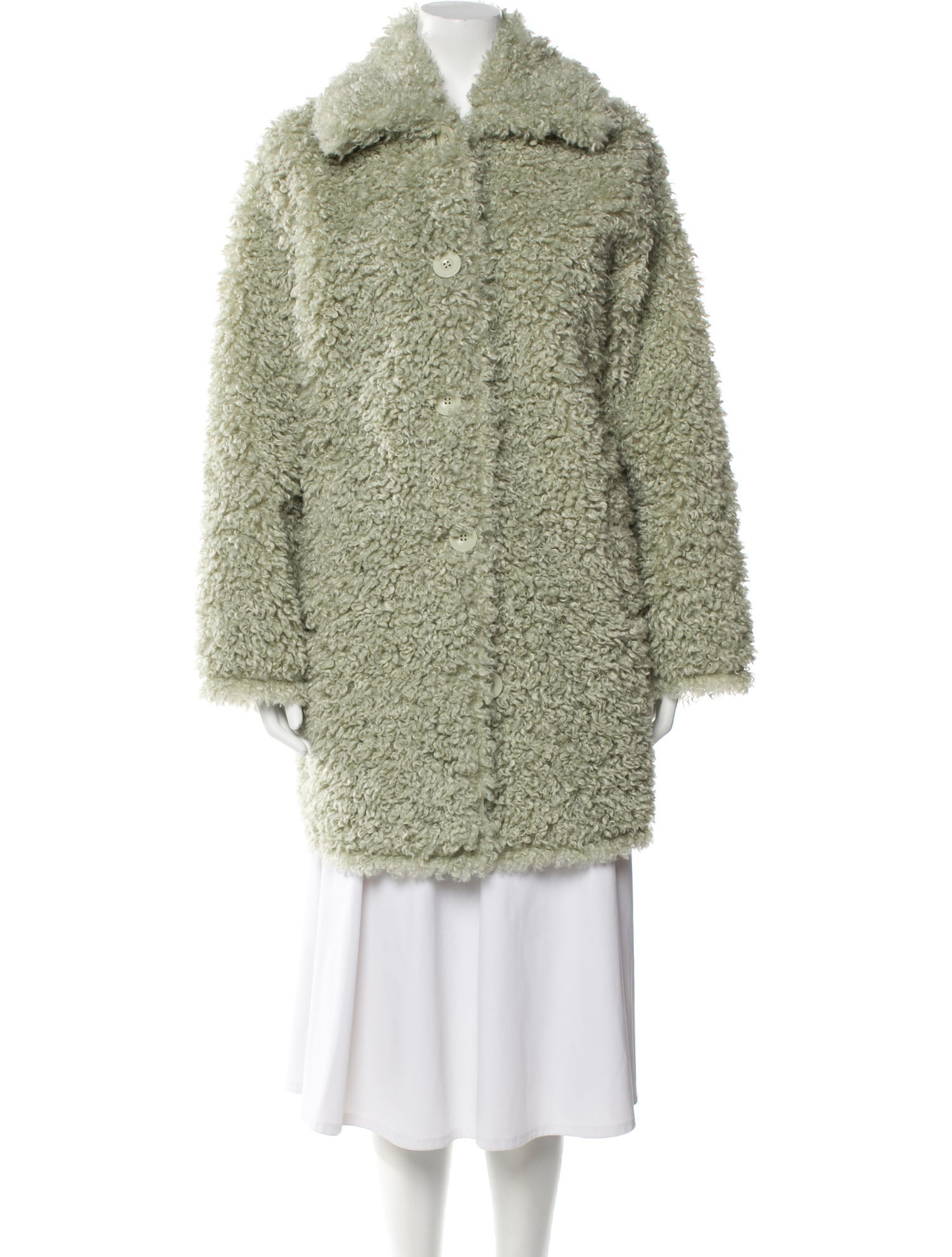 STAND STUDIO Faux Fur Faux Fur Coat