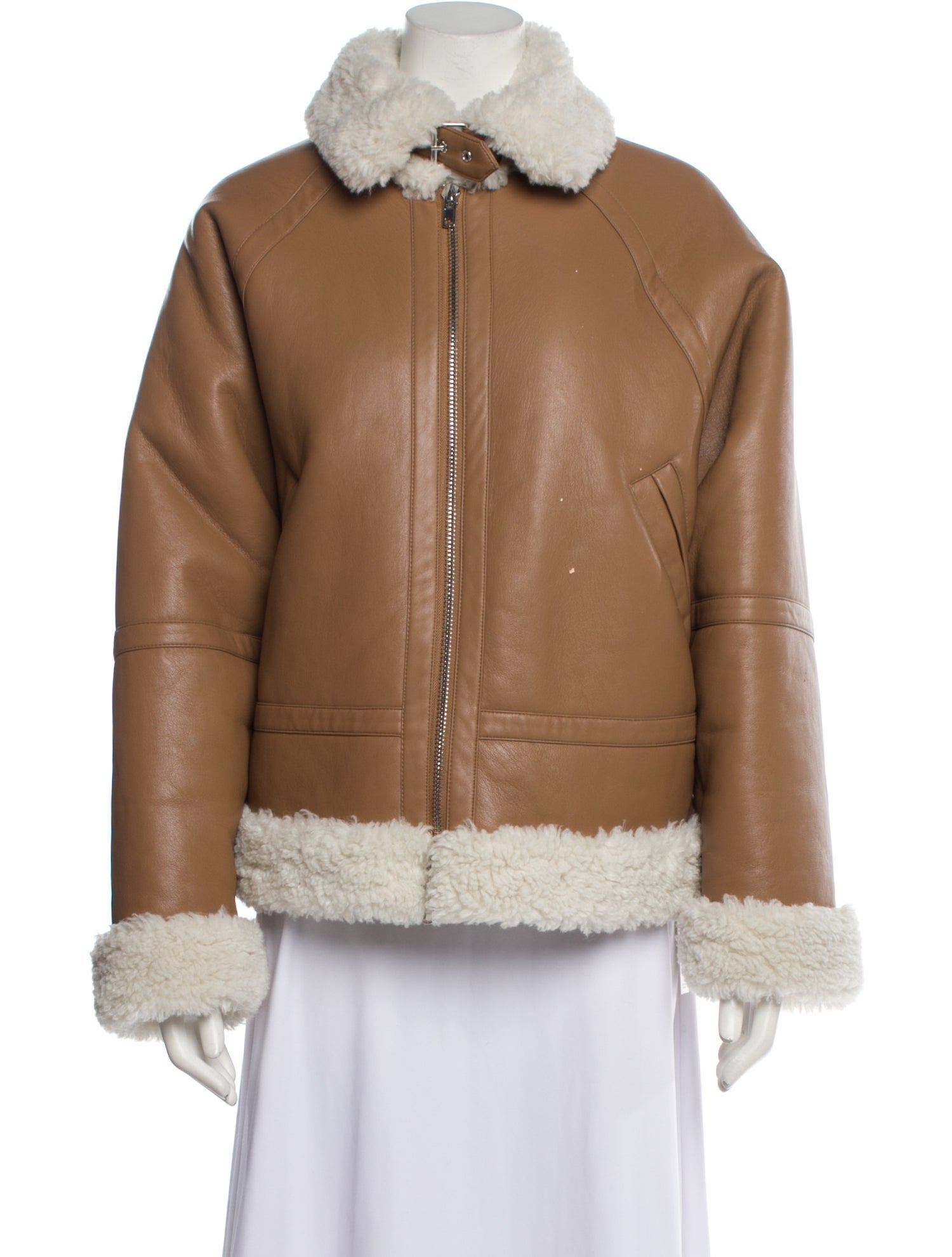 STAND STUDIO Faux Fur Jacket