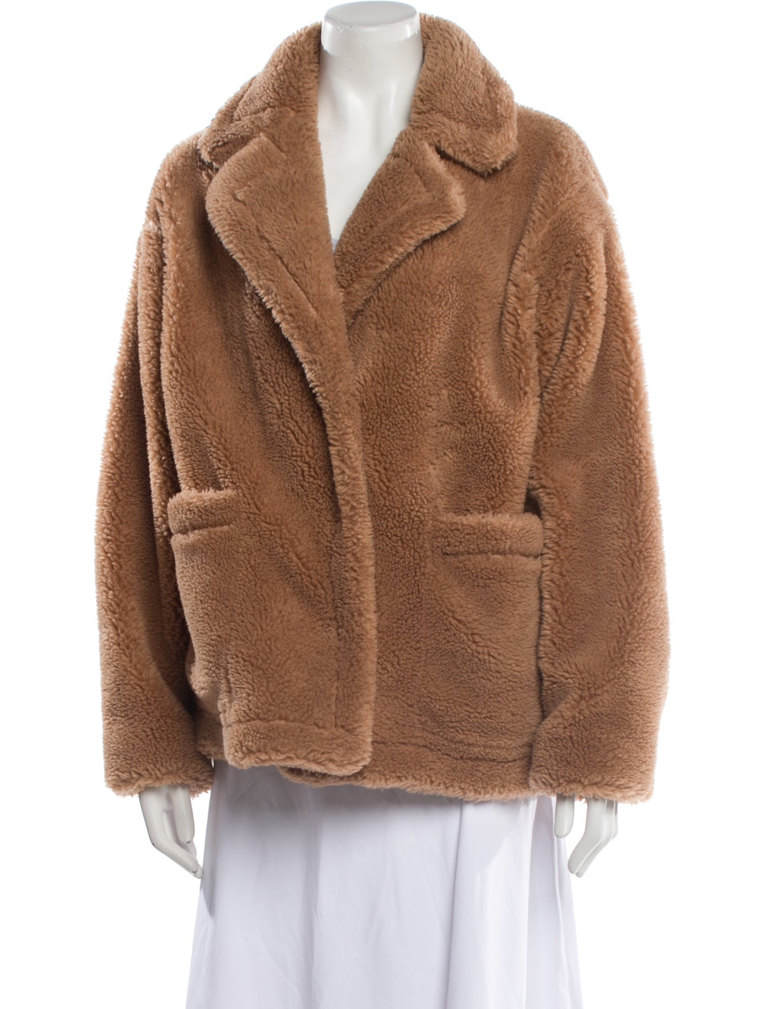 STAND STUDIO Faux Fur Coat