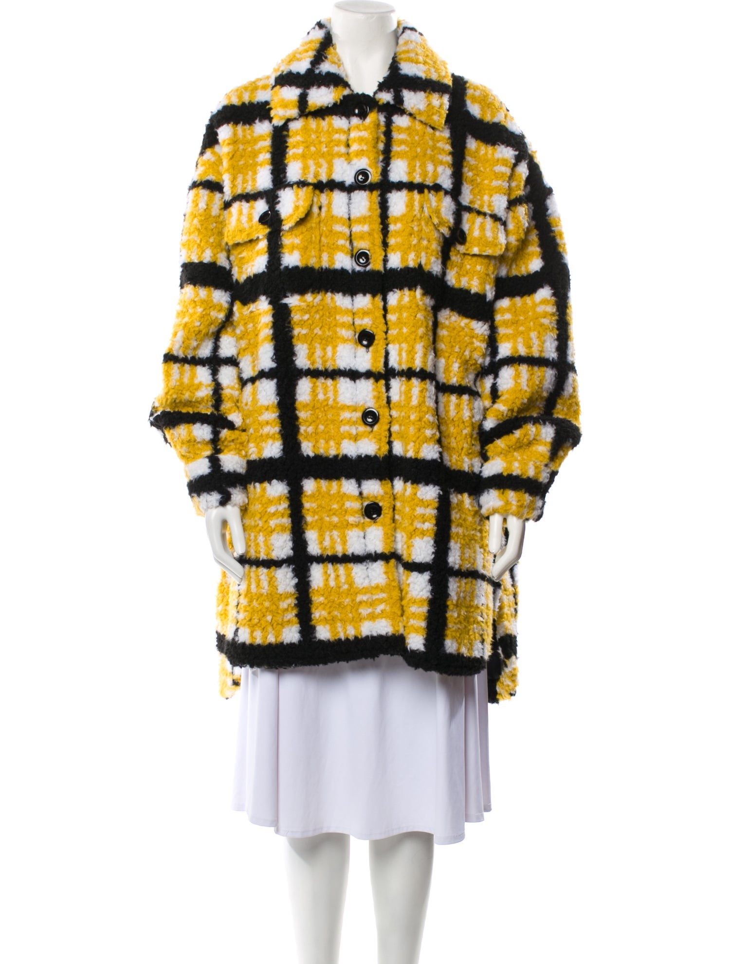 STAND STUDIO Plaid Print Jacket w/ Tags