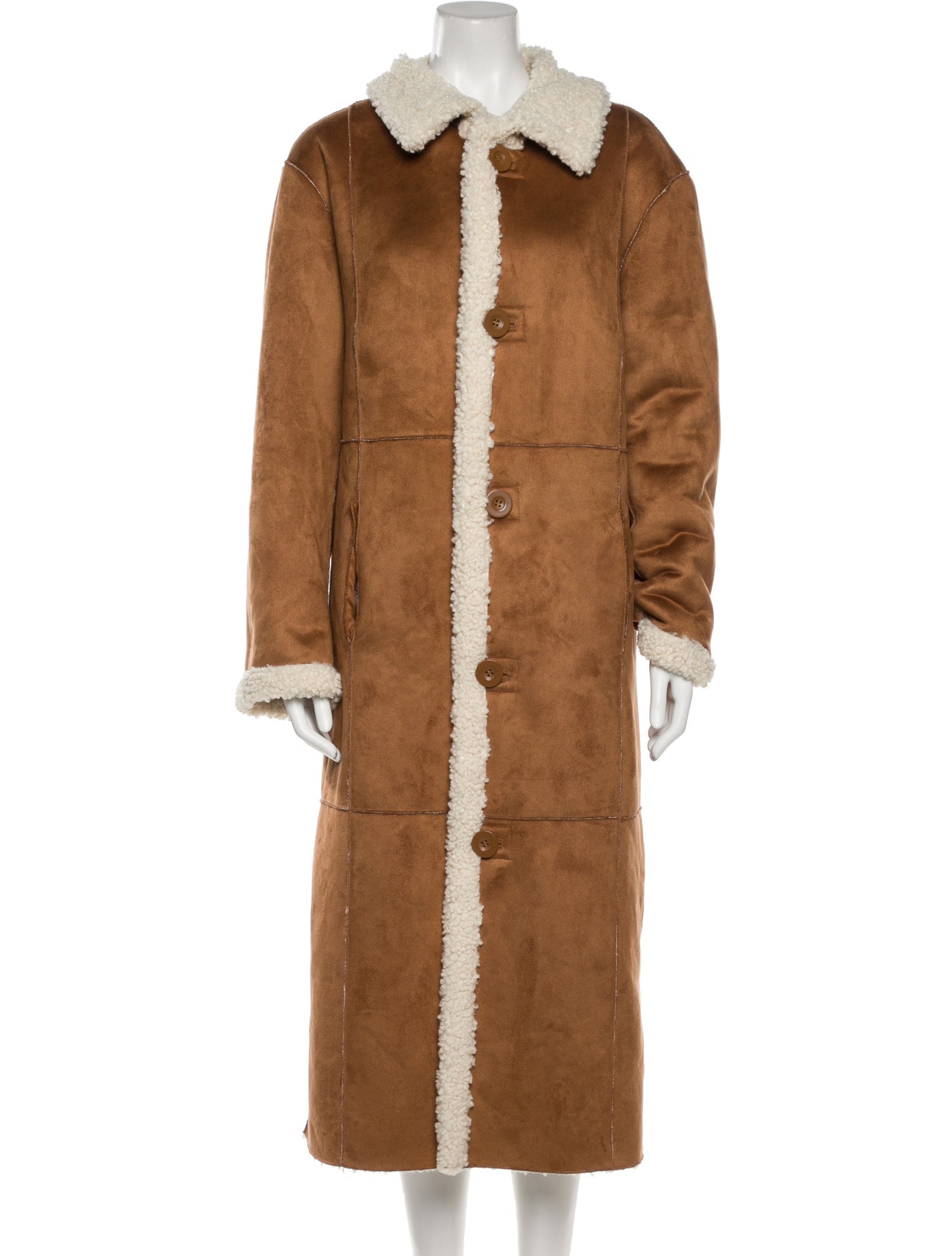 STAND STUDIO Faux Fur Coat