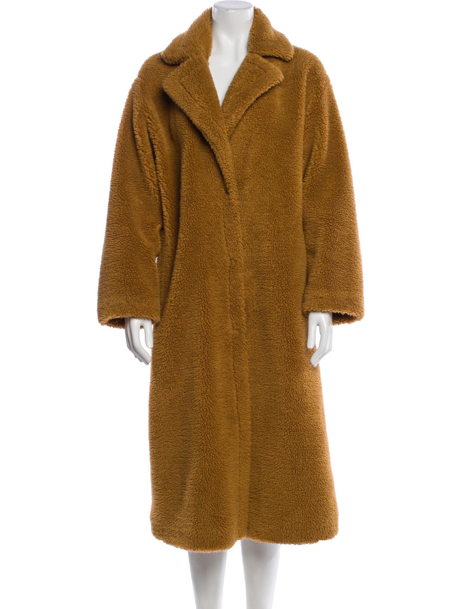 STAND STUDIO Faux Shearling Faux Fur Coat