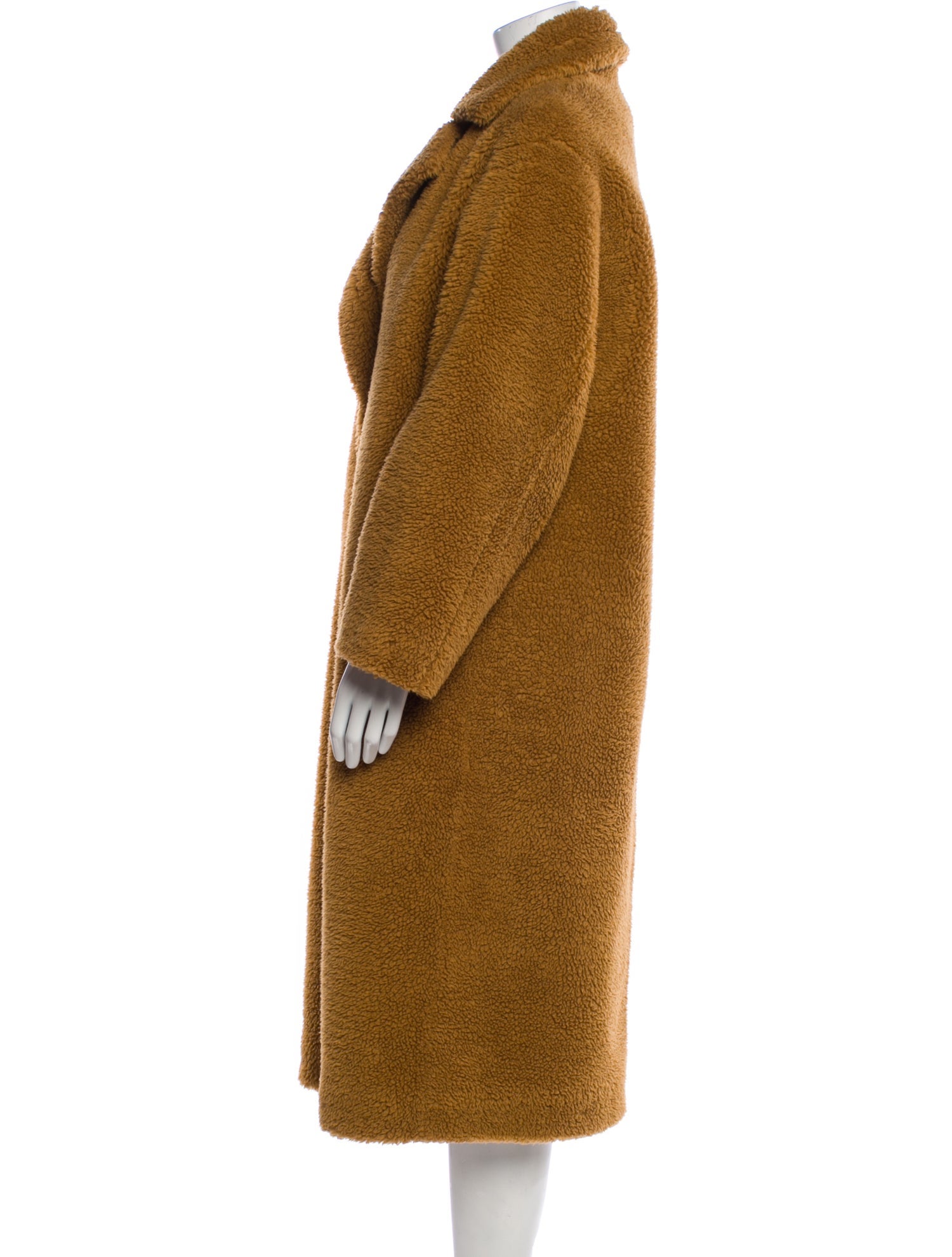 STAND STUDIO Faux Shearling Faux Fur Coat