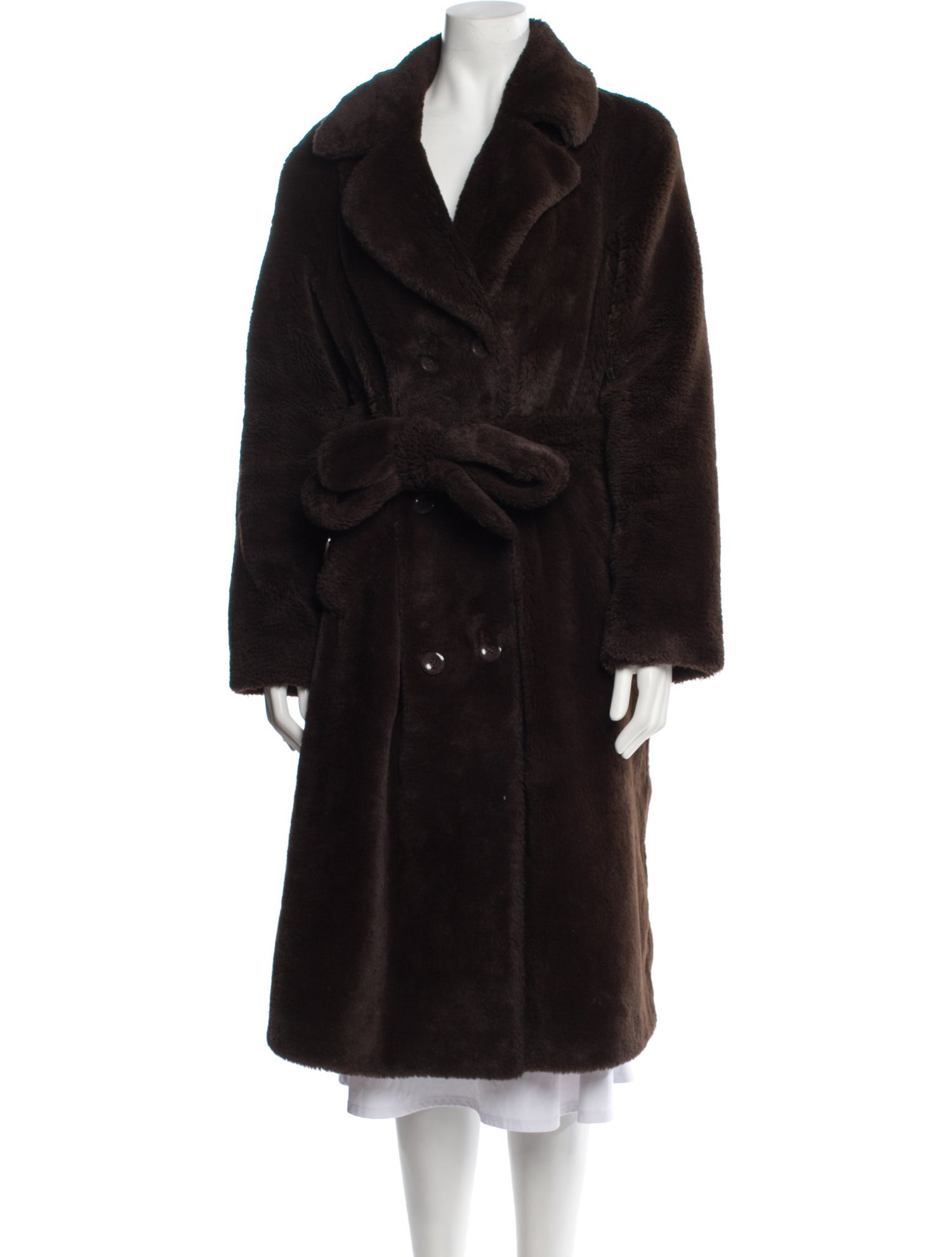 STAND STUDIO Faux Fur Coat