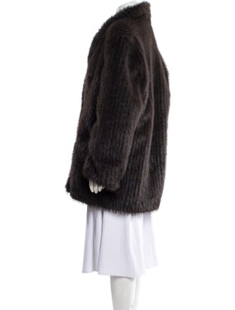 STAND STUDIO Faux Fur Coat