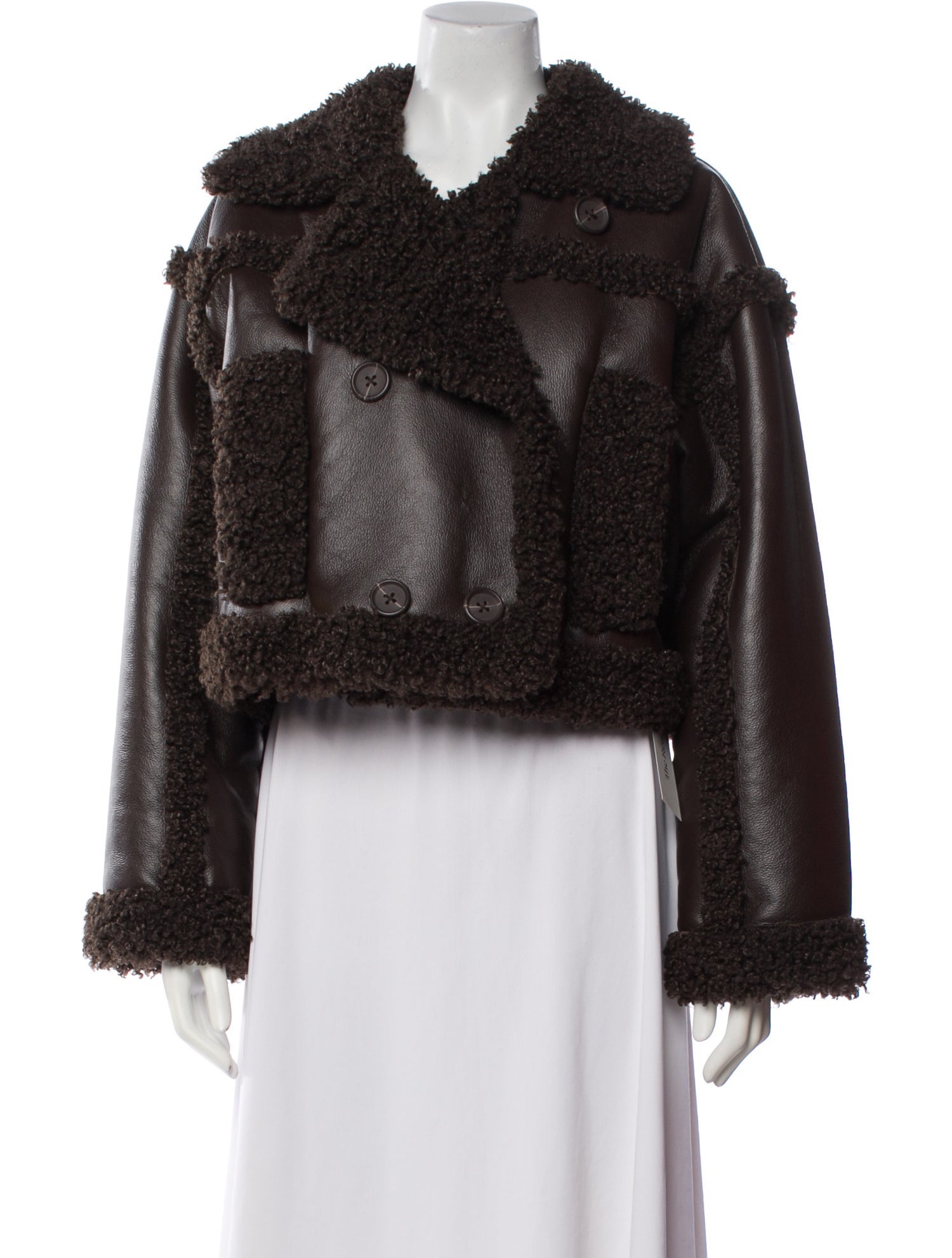STAND STUDIO Faux Fur Jacket