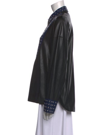 STAND STUDIO Long Sleeve Button-Up Top