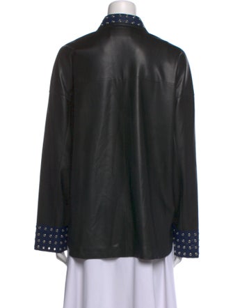STAND STUDIO Long Sleeve Button-Up Top