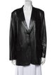 STAND STUDIO Faux Leather Blazer
