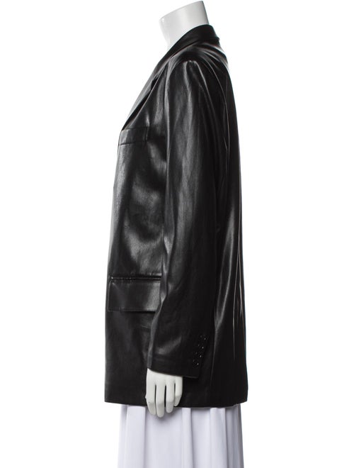 STAND STUDIO Faux Leather Blazer