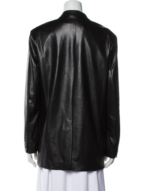 STAND STUDIO Faux Leather Blazer