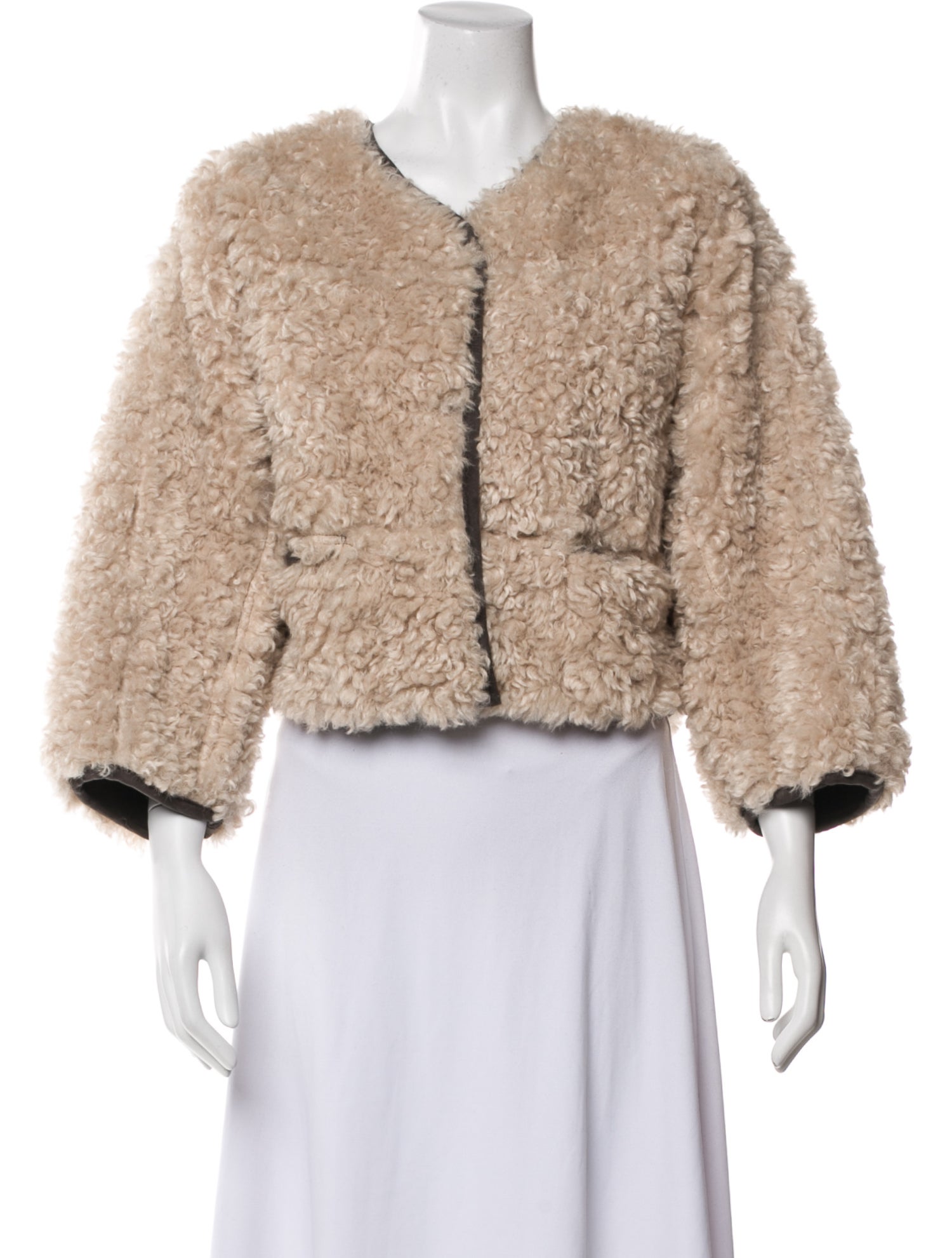 STAND STUDIO Faux Fur Jacket