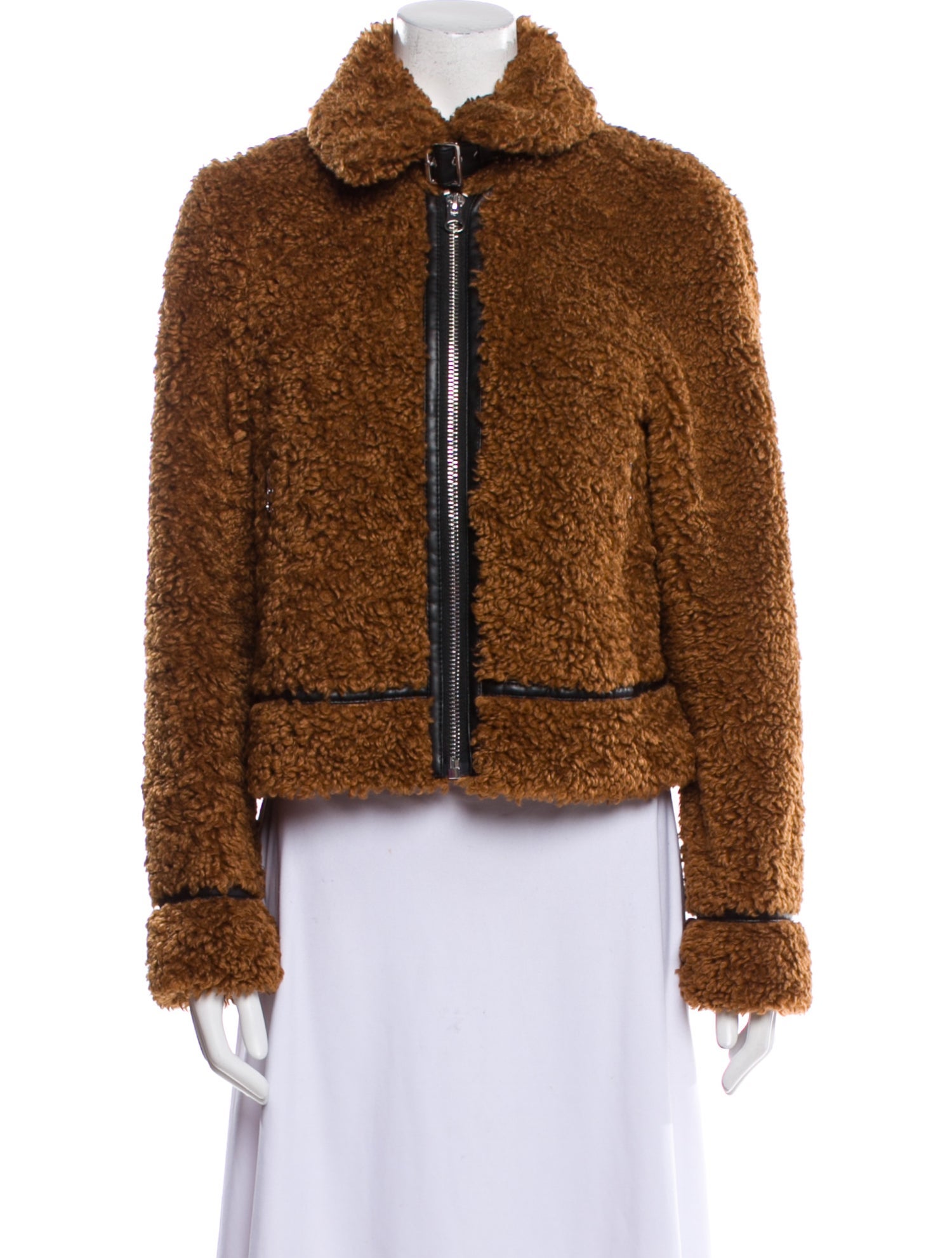 STAND STUDIO Faux Fur Jacket