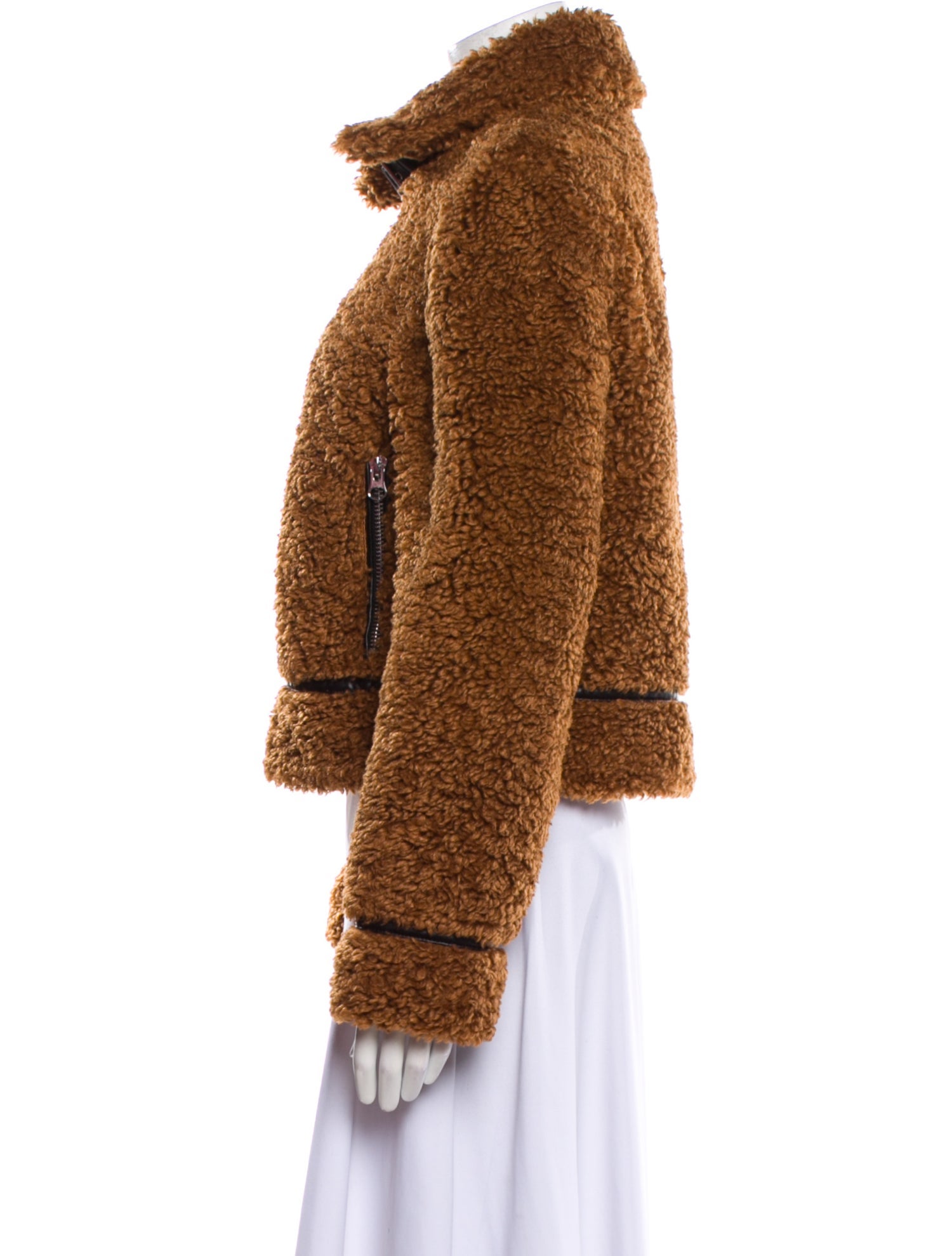 STAND STUDIO Faux Fur Jacket