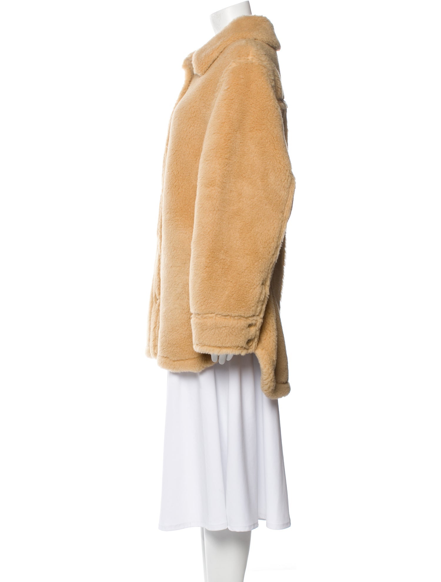 STAND STUDIO Wool Faux Fur Jacket w/ Tags