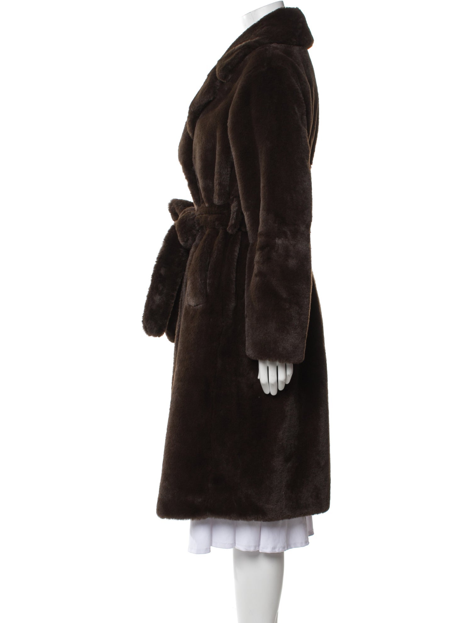STAND STUDIO Faux Fur Faux Fur Coat w/ Tags