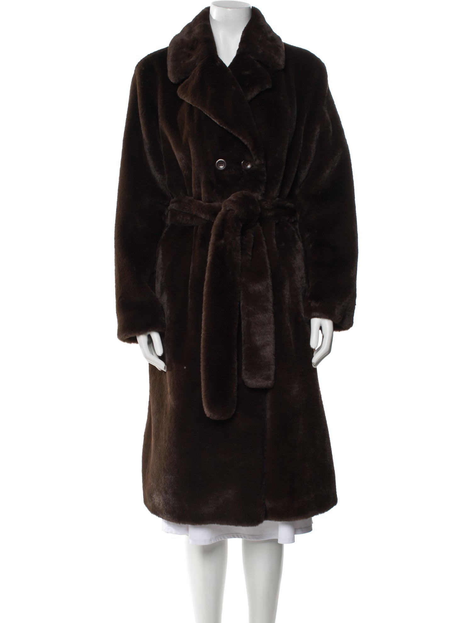 STAND STUDIO Faux Fur Faux Fur Coat