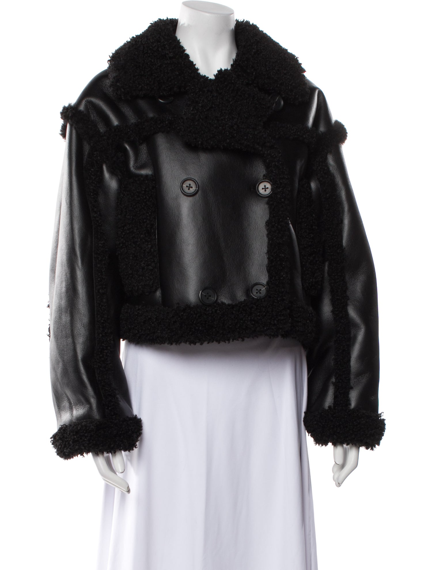 STAND STUDIO Faux Fur Jacket