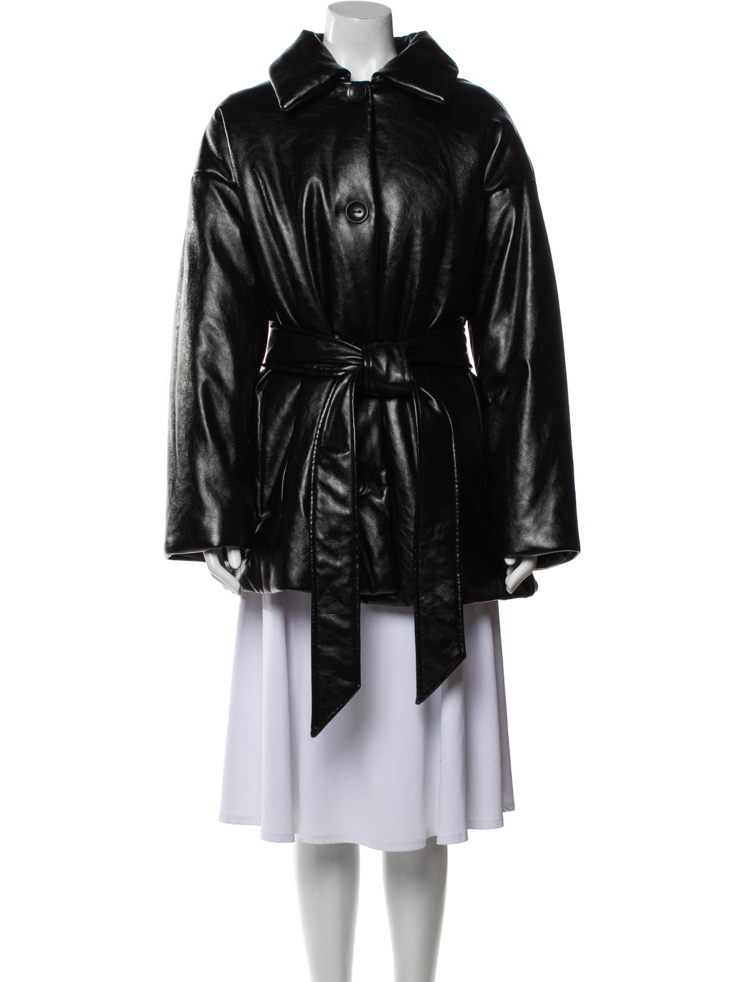 STAND STUDIO Ammie Faux Leather Coat w/ Tags