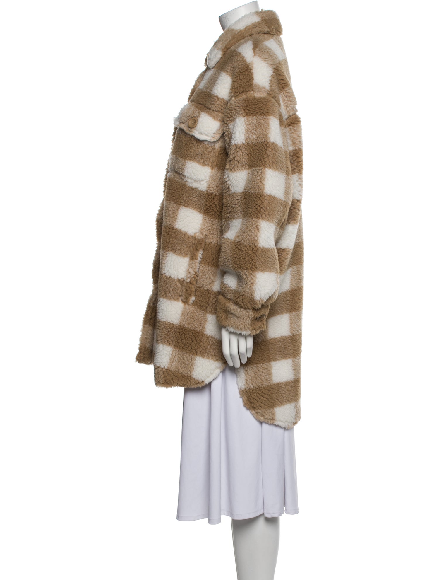 STAND STUDIO Sabi Faux Fur Coat