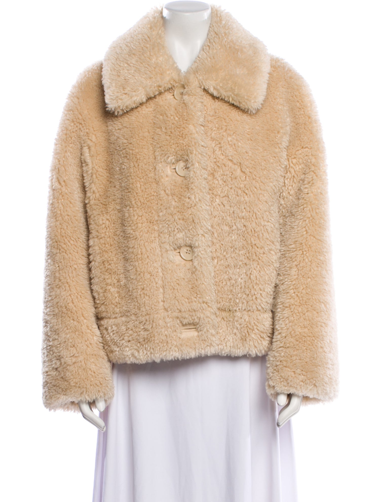 STAND STUDIO Faux Fur Jacket