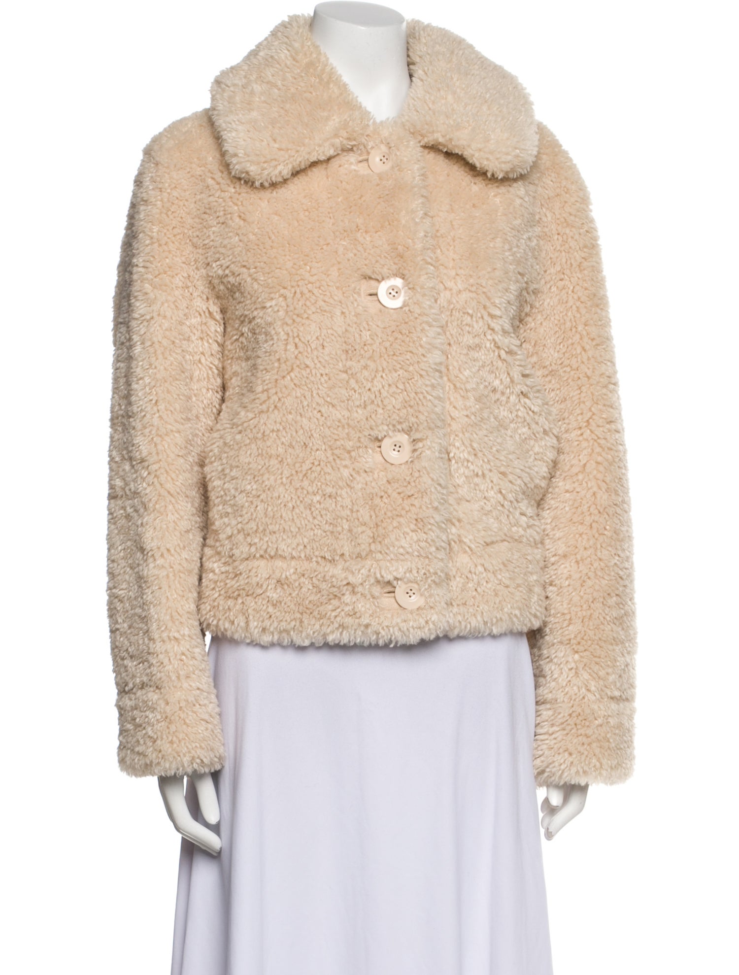 STAND STUDIO Faux Fur Jacket