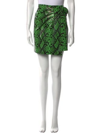 STAND STUDIO Animal Print Mini Skirt