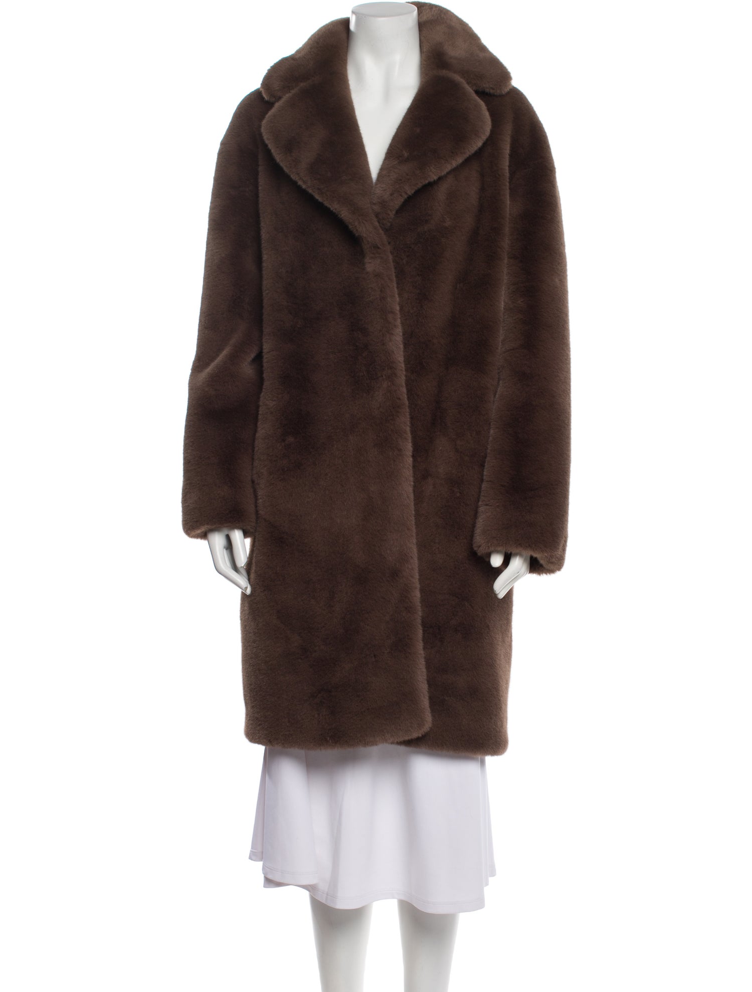 STAND STUDIO Faux Fur Coat