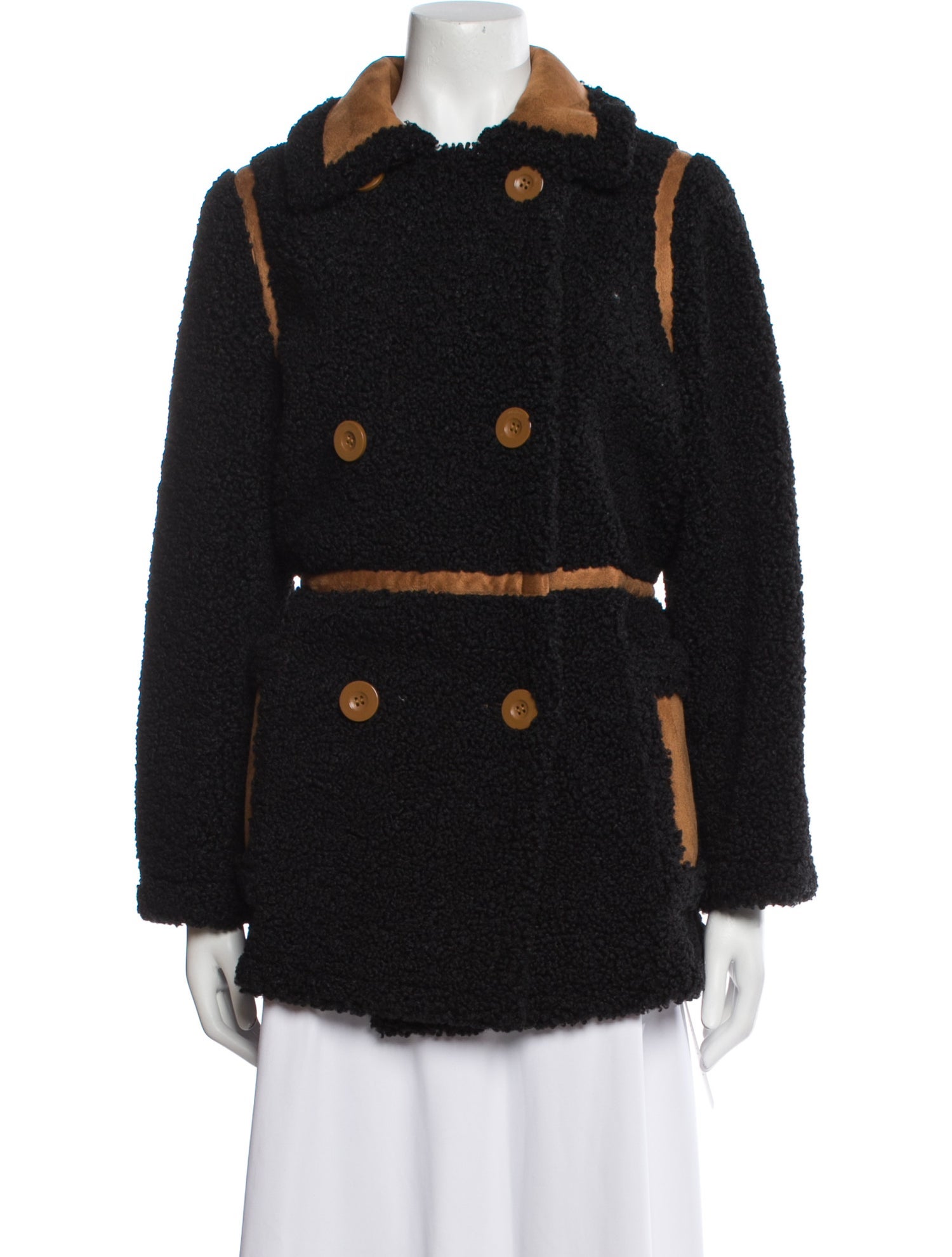 STAND STUDIO Faux Fur Coat