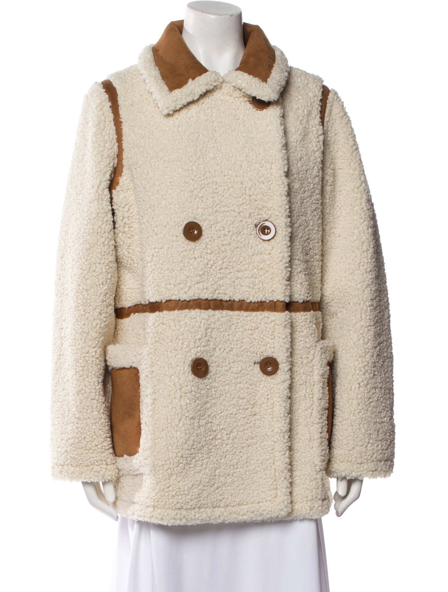 STAND STUDIO Faux Shearling Fur Jacket