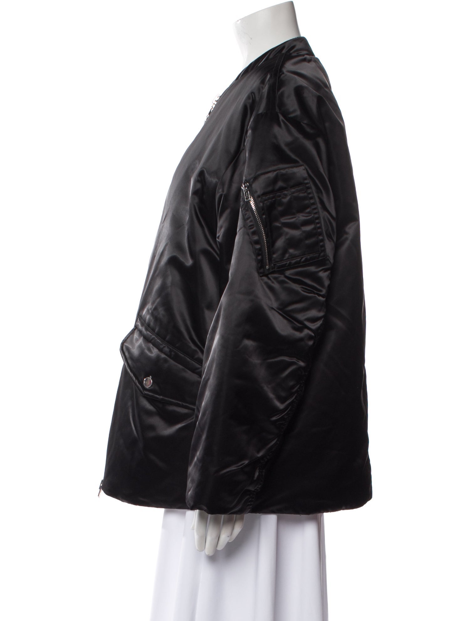 STAND STUDIO Nylon Bomber Jacket