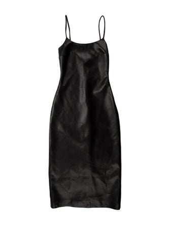 STAND STUDIO Square Neckline Long Dress