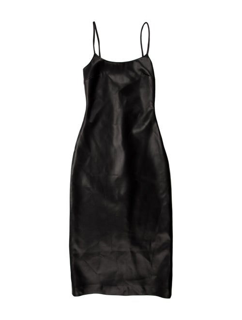 STAND STUDIO Square Neckline Long Dress