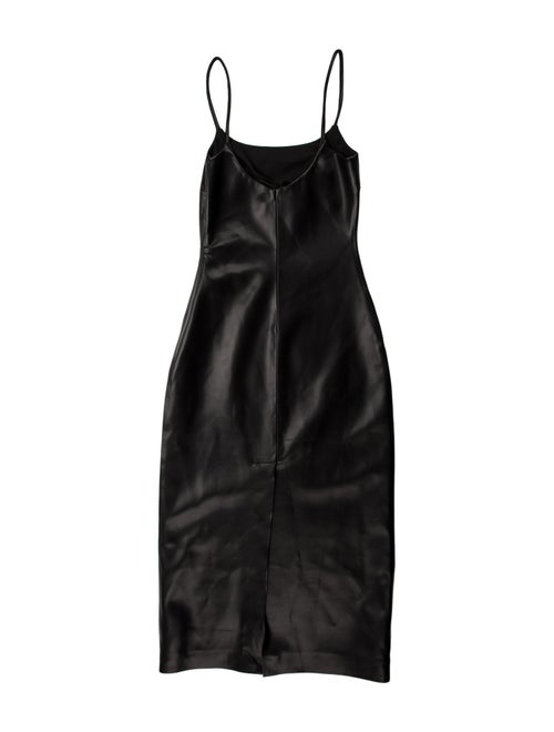 STAND STUDIO Square Neckline Long Dress