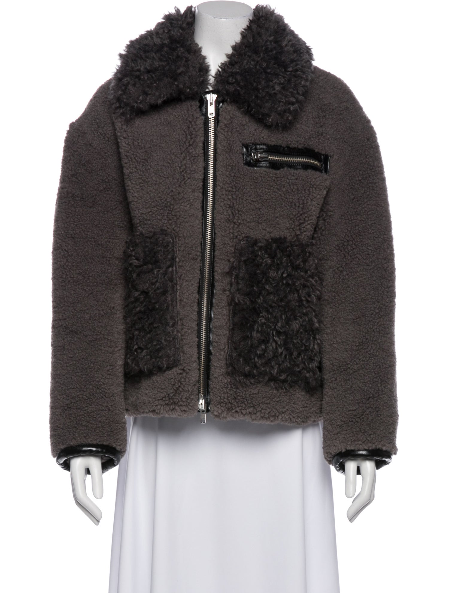 STAND STUDIO Faux Fur Coat