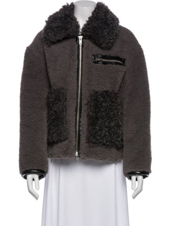 STAND STUDIO Faux Fur Coat