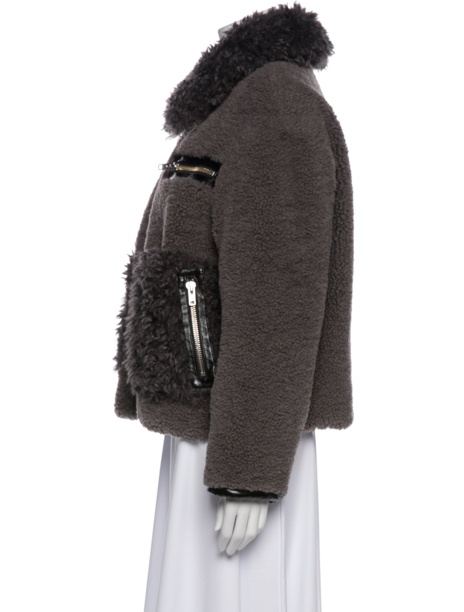 STAND STUDIO Faux Fur Coat