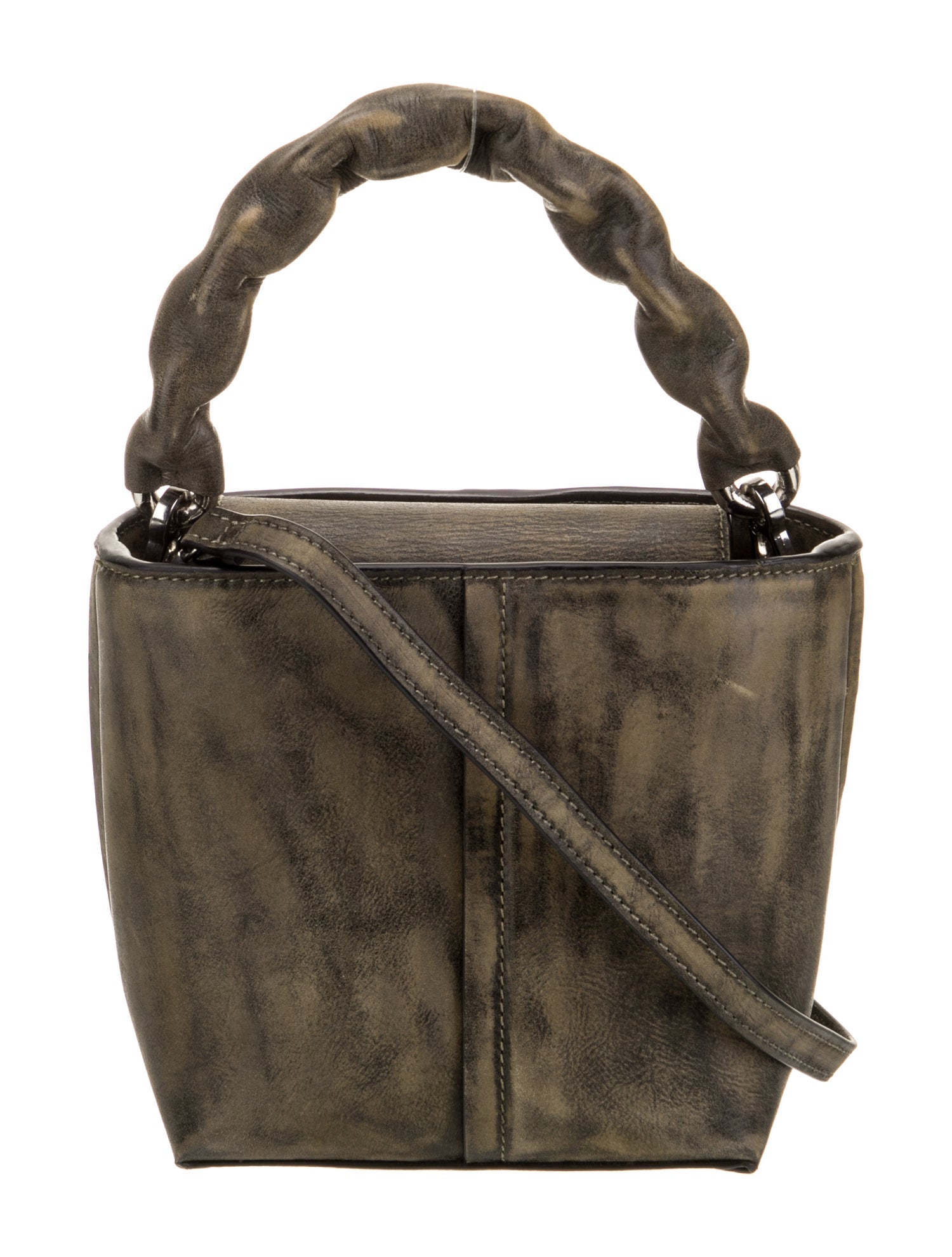 STAND STUDIO Leather Top Handle Bag
