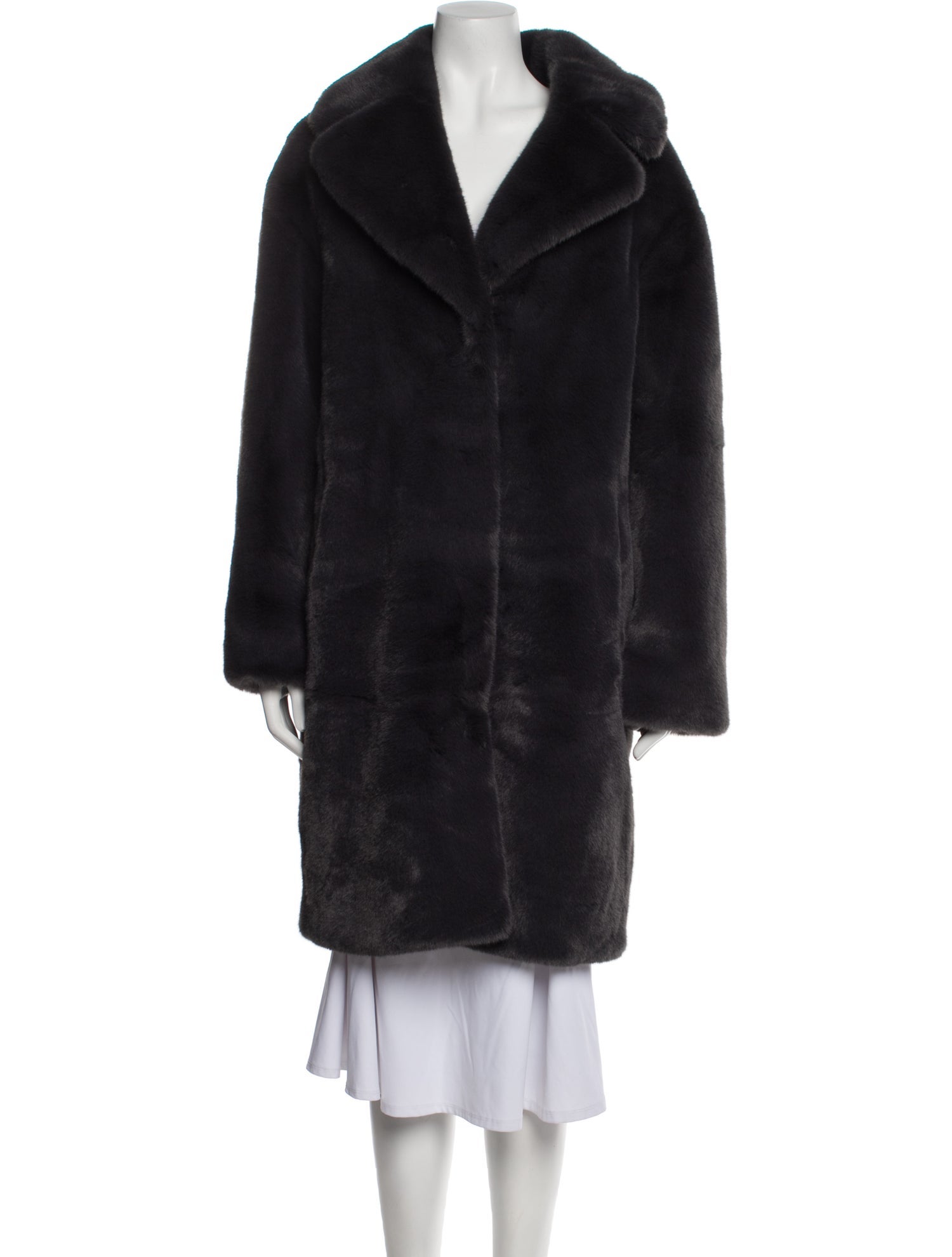 STAND STUDIO Faux Fur Faux Fur Coat