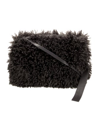 STAND STUDIO Faux Fur Shoulder Bag