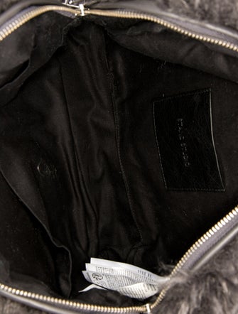 STAND STUDIO Faux Fur Shoulder Bag