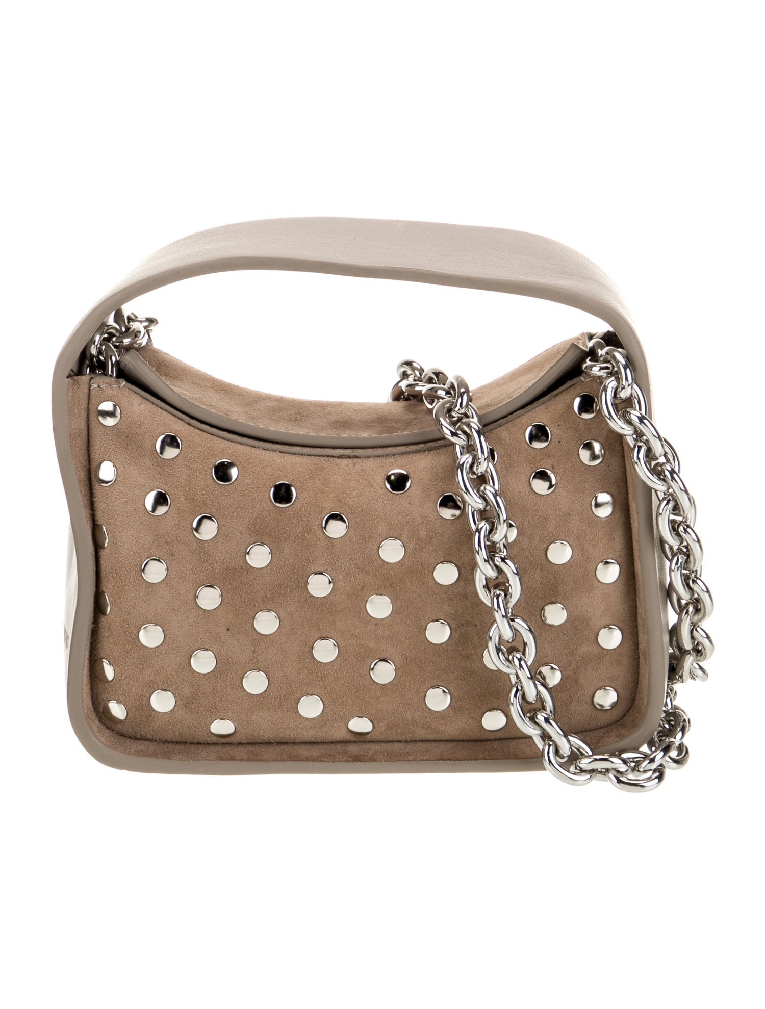 STAND STUDIO Suede Top Handle Bag