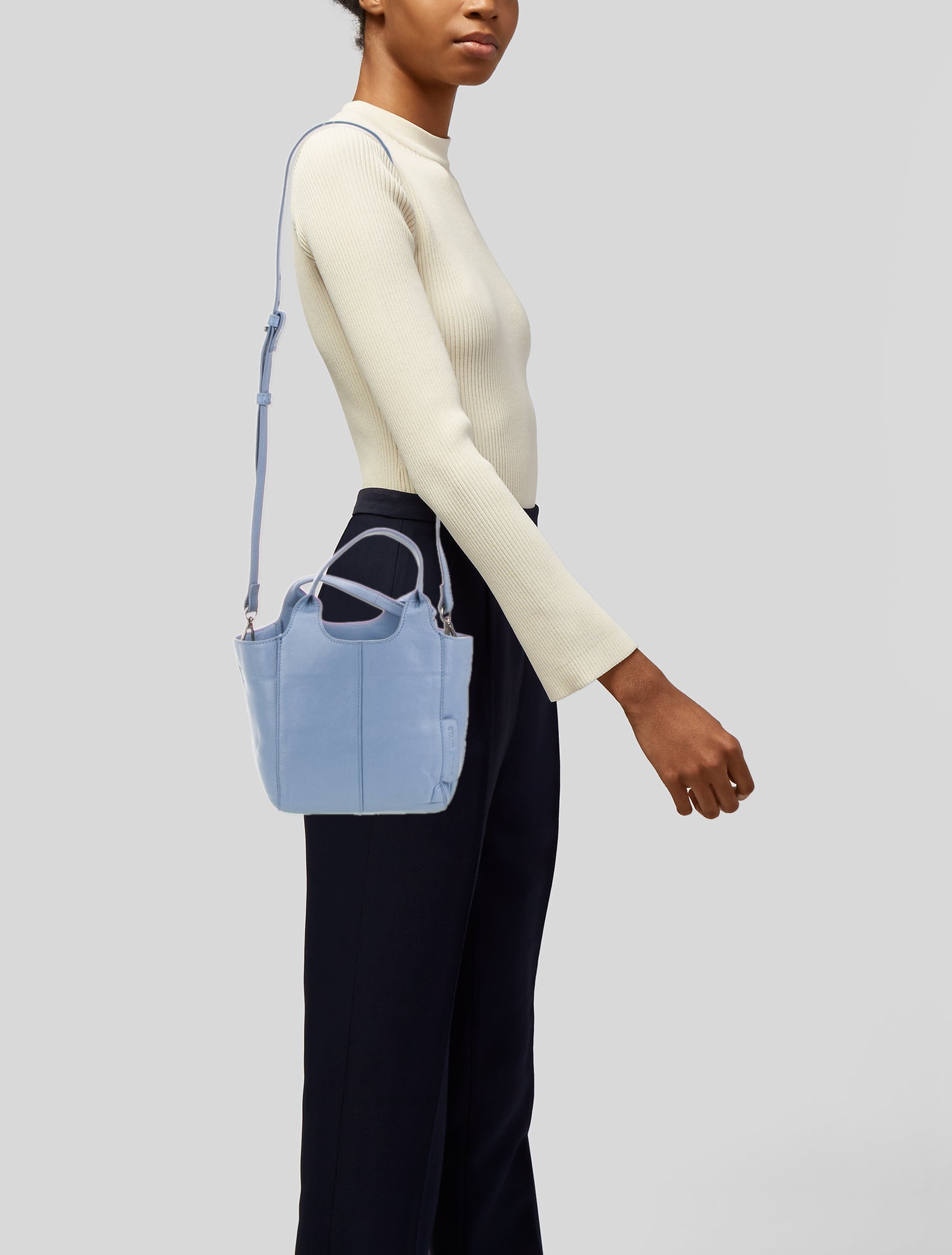 STAND STUDIO Leather Top Handle Bag