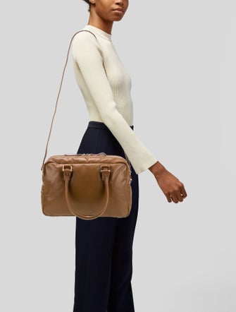 STAND STUDIO Leather Top Handle Bag