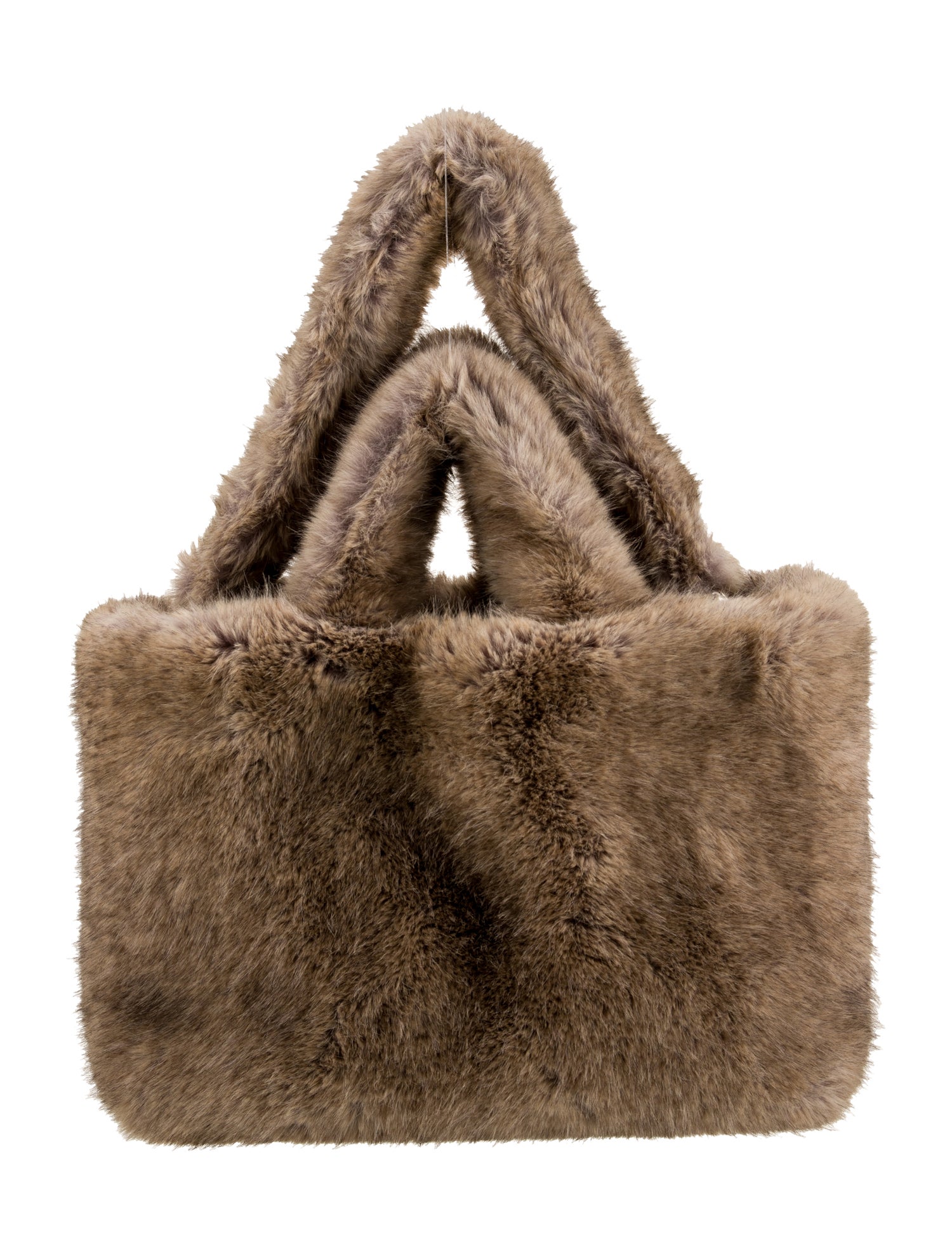 STAND STUDIO Fur Bucket Bag